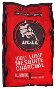 Bull 100% Mesquite Charcoal - 20 lbs.