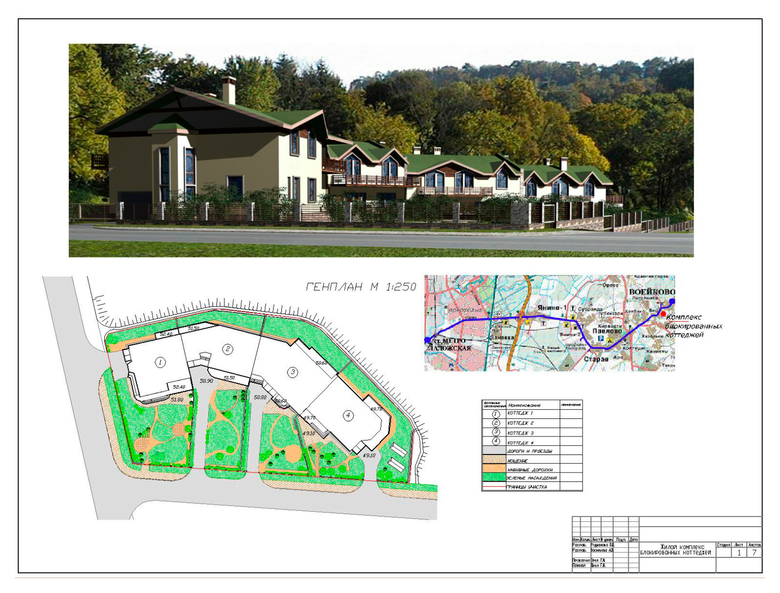 Блокированные коттеджи
