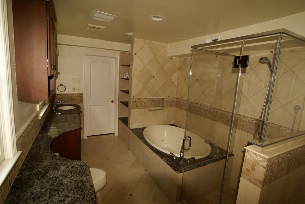 Inspiration for a transitional bathroom remodel in DC Metro