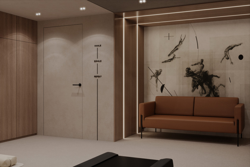 Цокольный этаж дома Тихая роскошь