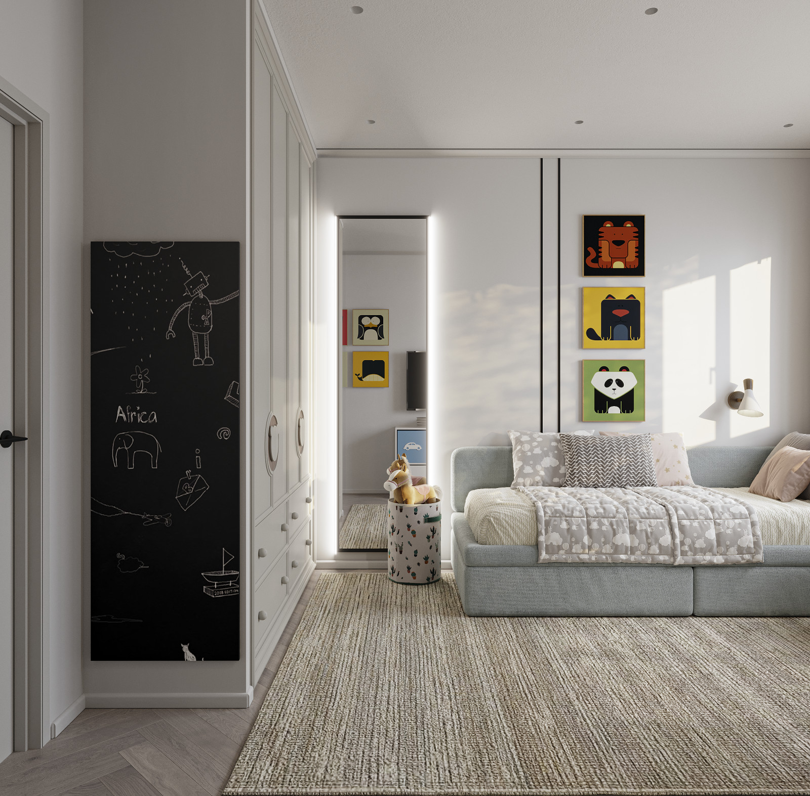 Проект 2х-комнатной квартиры в Мегаполис-парке