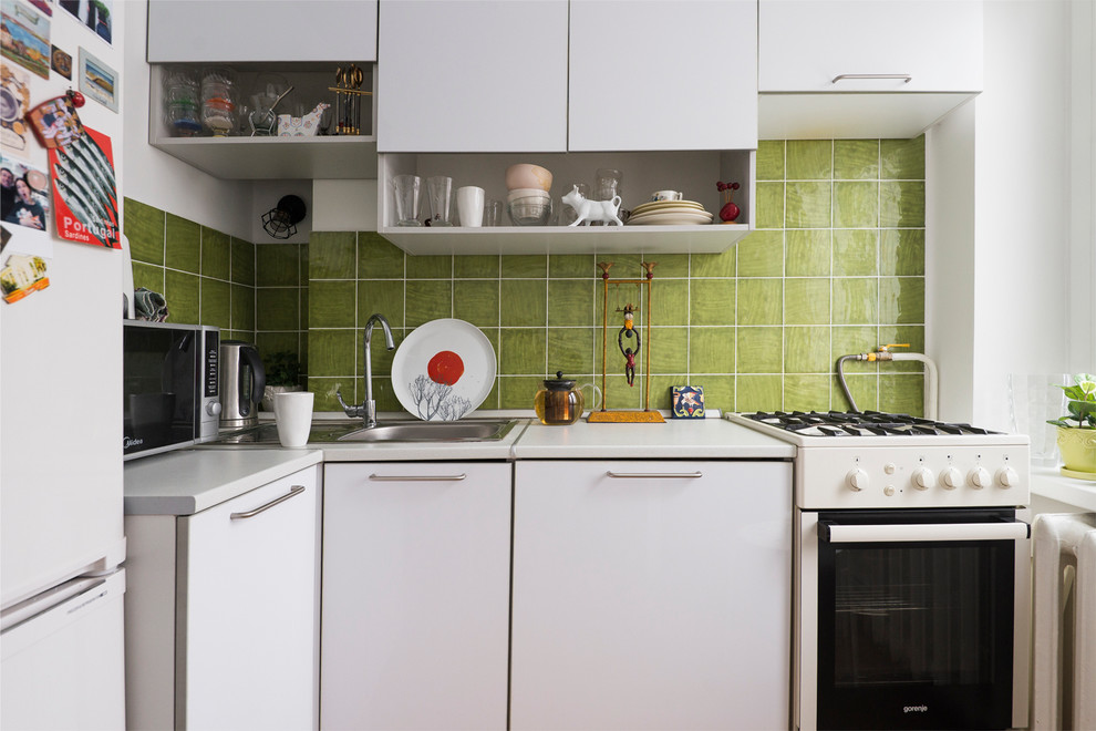 Газовая труба на кухне: недостатки при установке мебели и её решения