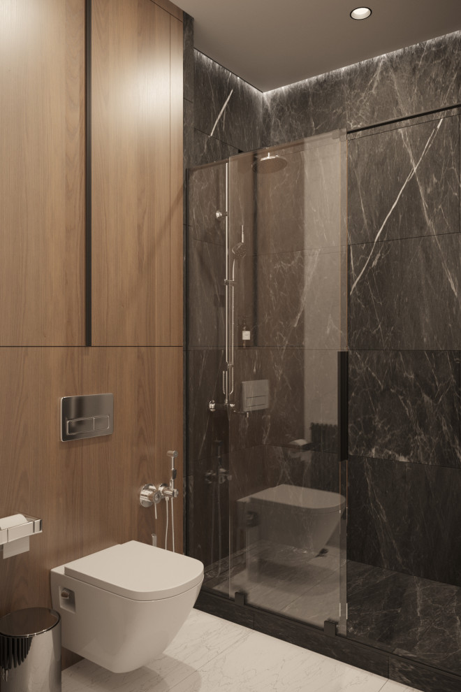 Дизайн интерьера трехкомнатной квартиры "Квартира ЖК Сердце, 98 кв.м"