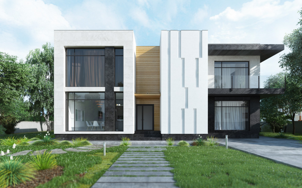 Двухэтажный жилой дом