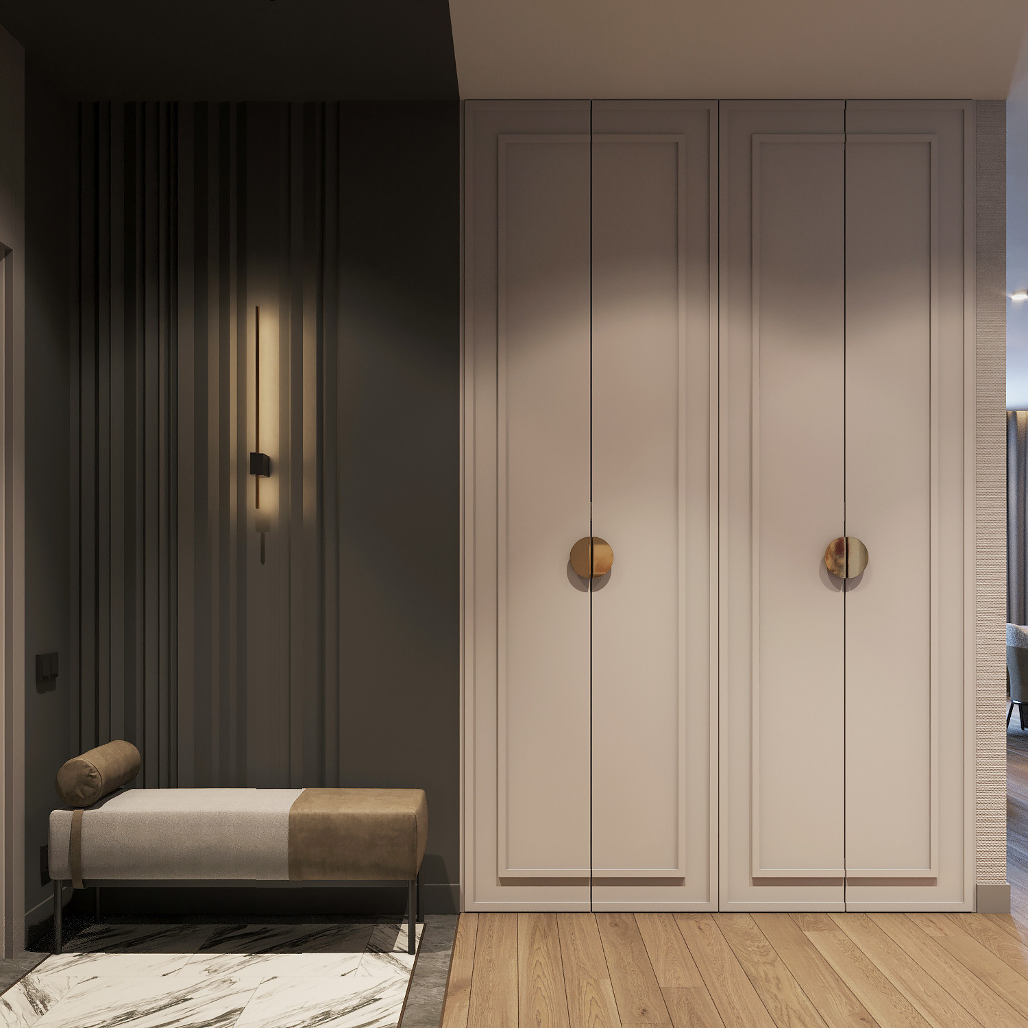 ДИЗАЙН ПРОЕКТ КАВАРТИРЫ НА ПАРКОВОЙ