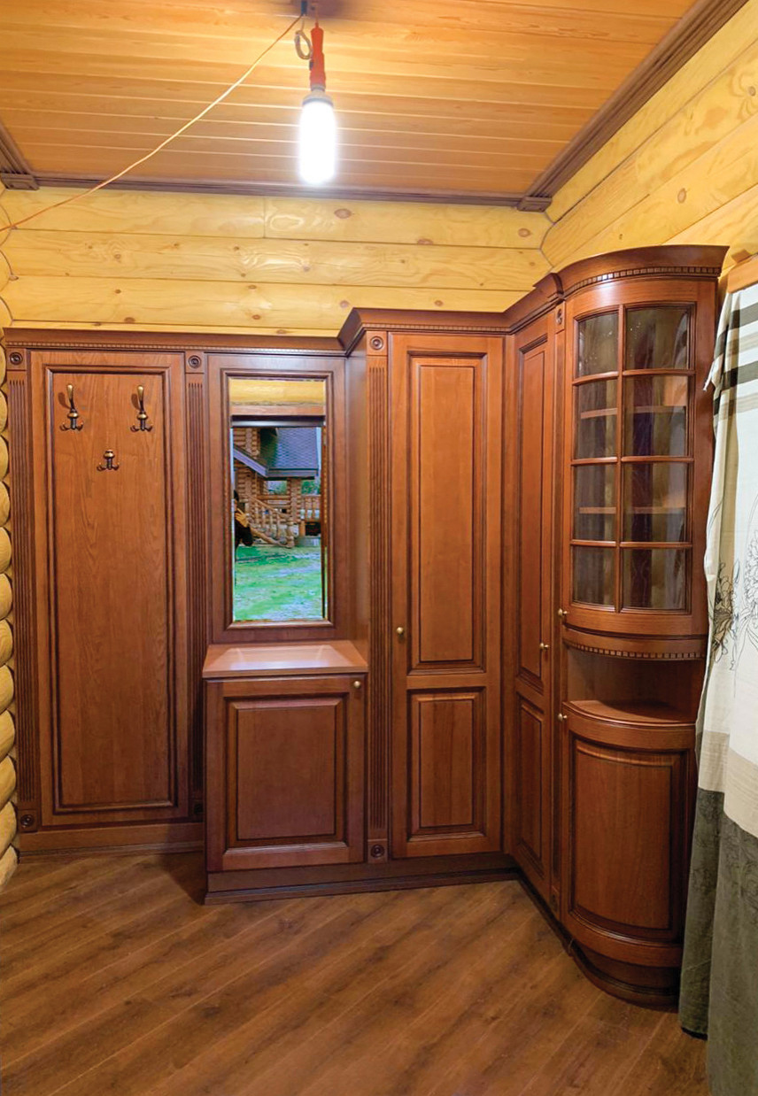 Английская классика в деревянном доме.