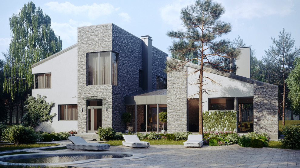 Частный жилой дом, Ленинградская область.