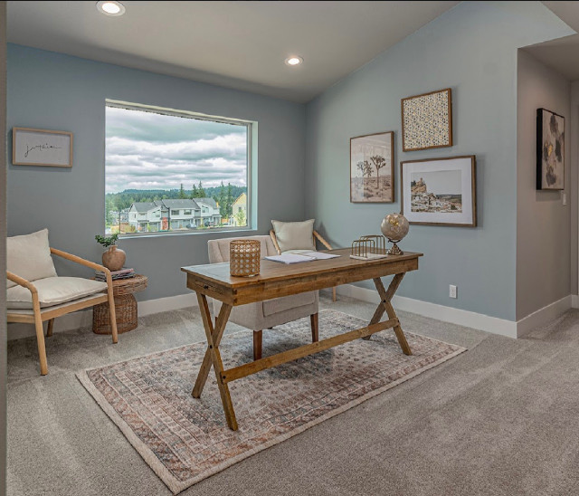 Happy Valley Townhomes Contemporary Home Office Portland by