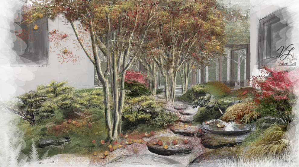 Лесной участок с восточными нотами