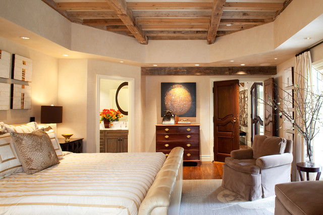 Transitional Bedroom nyklassisk-sovevaerelse