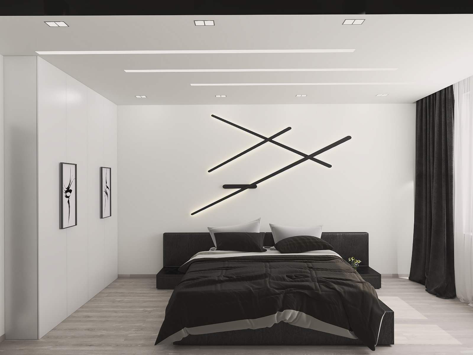 Современный интерьер с японскими мотивами