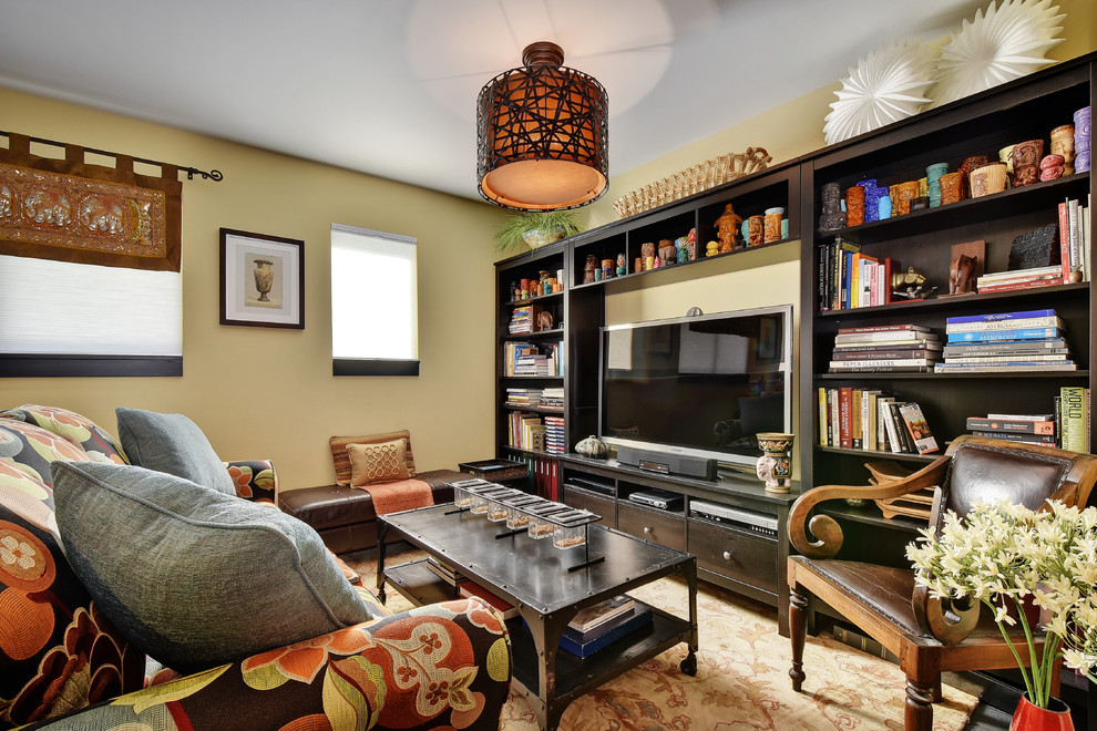 Eclectic home design photo in Austin