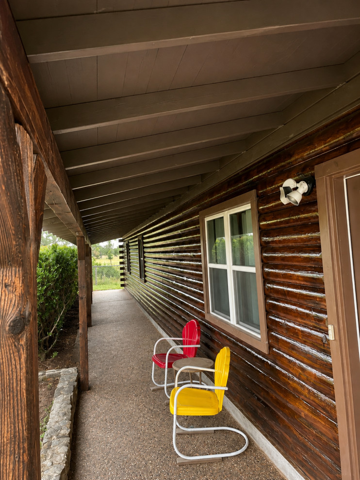 Log Home Exterior Transformation