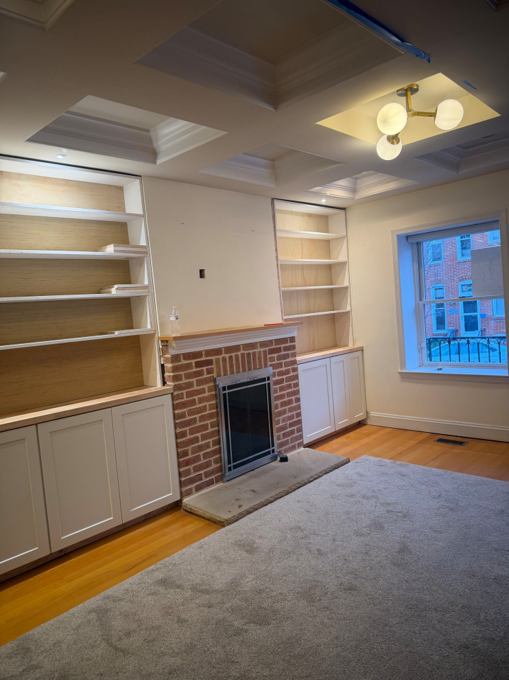 Living Room Custom Bookshelf
