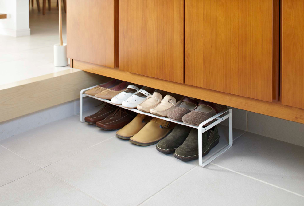 Frame Adjustable Shoe Rack Contemporary Shoe Storage By Yamazaki Home