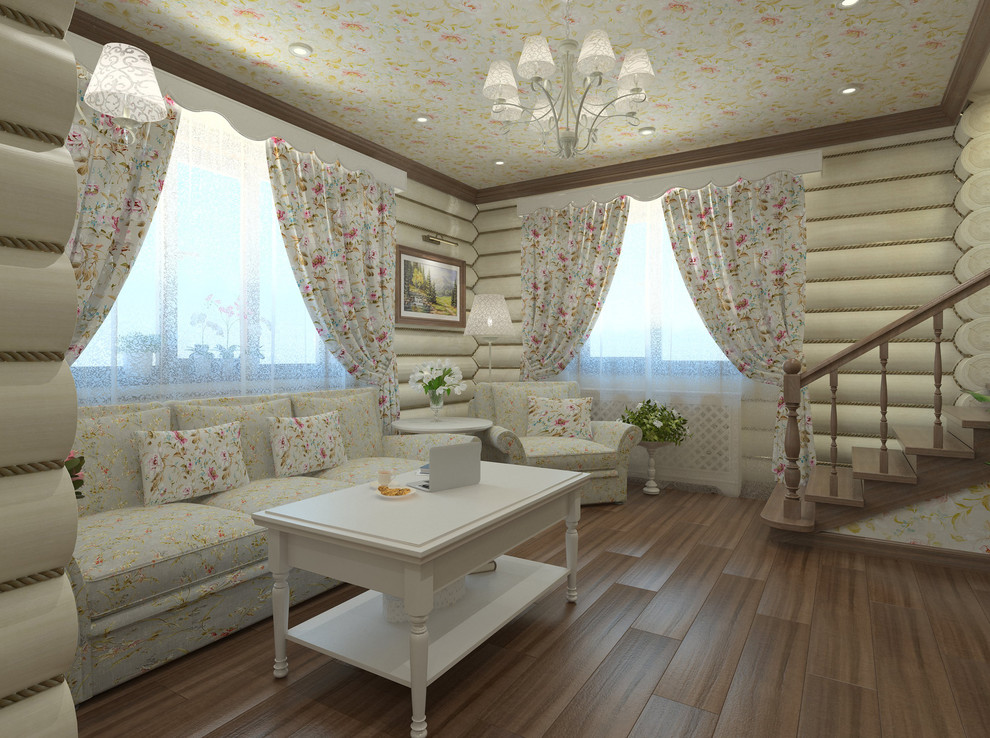 Интерьер бревенчатого дома в г. Кодинск