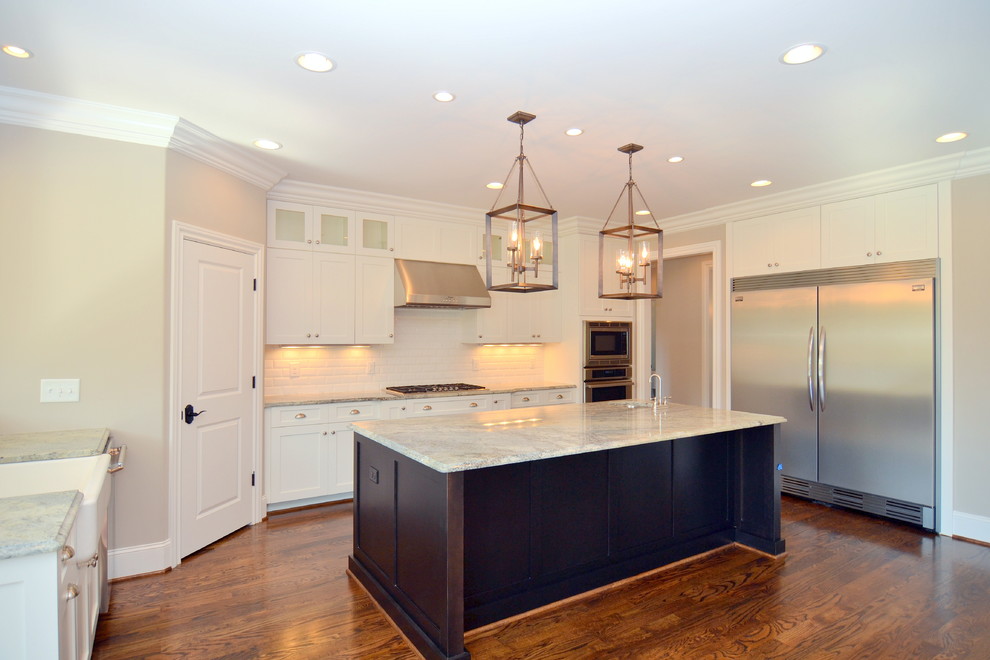 Transitional kitchen in Raleigh.