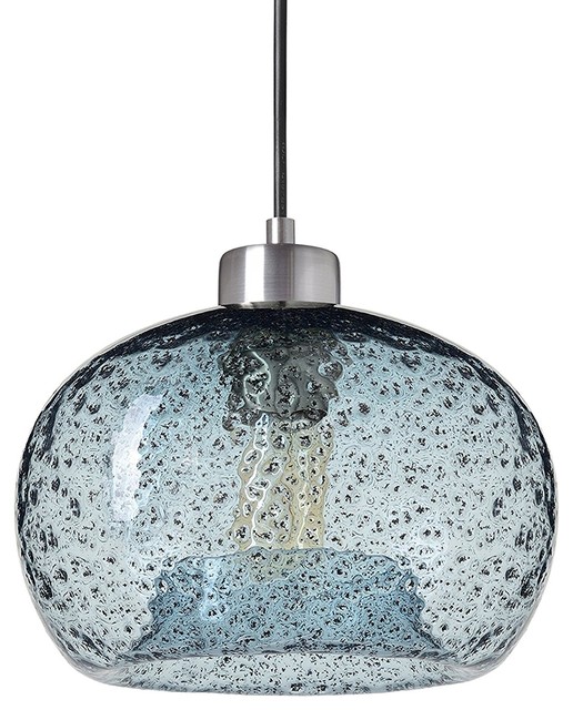 Glass Drop Ceiling Lights Rustic Hanging Light Blue Seeded Glass Drop Ceiling Lights Rustic Hanging Light Blue Seeded Brushed Nickel