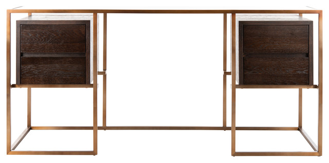 Safavieh Castille Oak Desk Modern Desks And Hutches By Safavieh