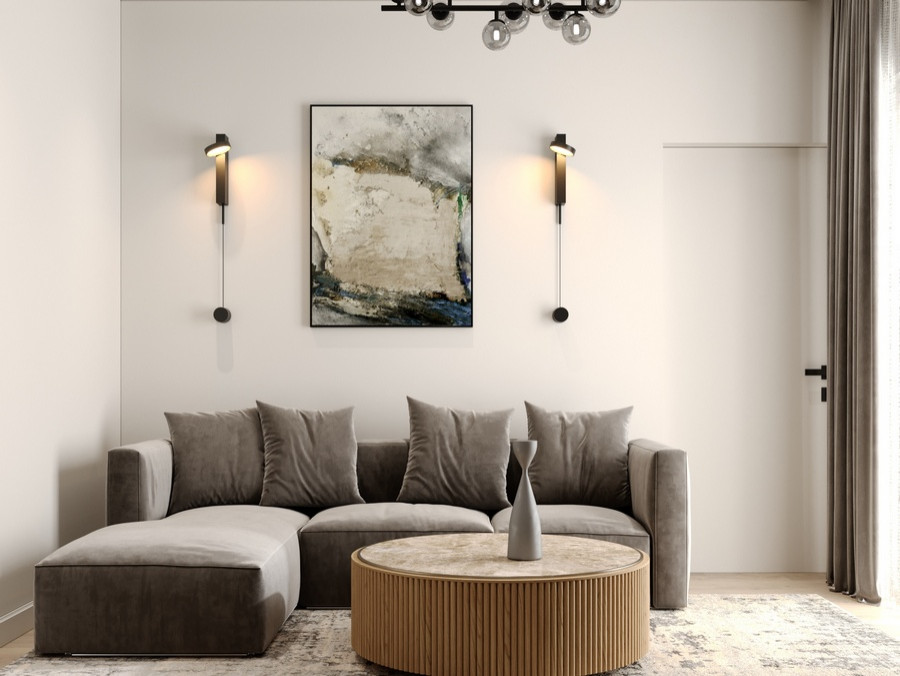 Дизайн интерьера четырёхкомнатной квартиры