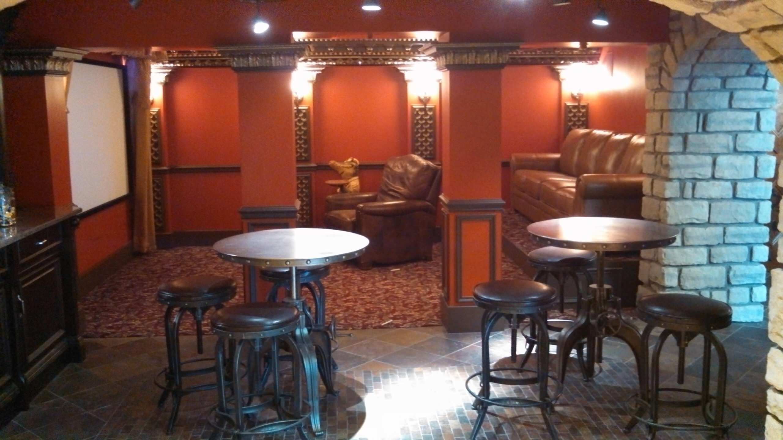 Entertainment Space Remodel
