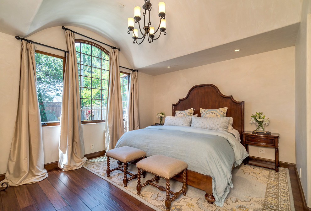 This is an example of a mediterranean bedroom in San Francisco.
