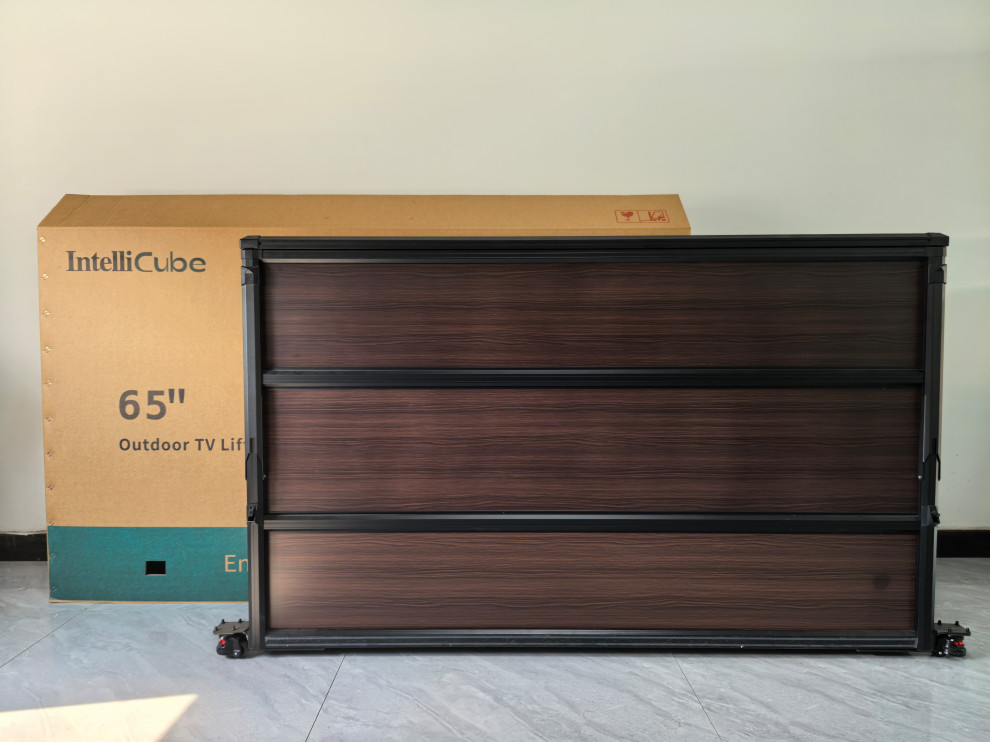 Outdoor TV lift cabinets