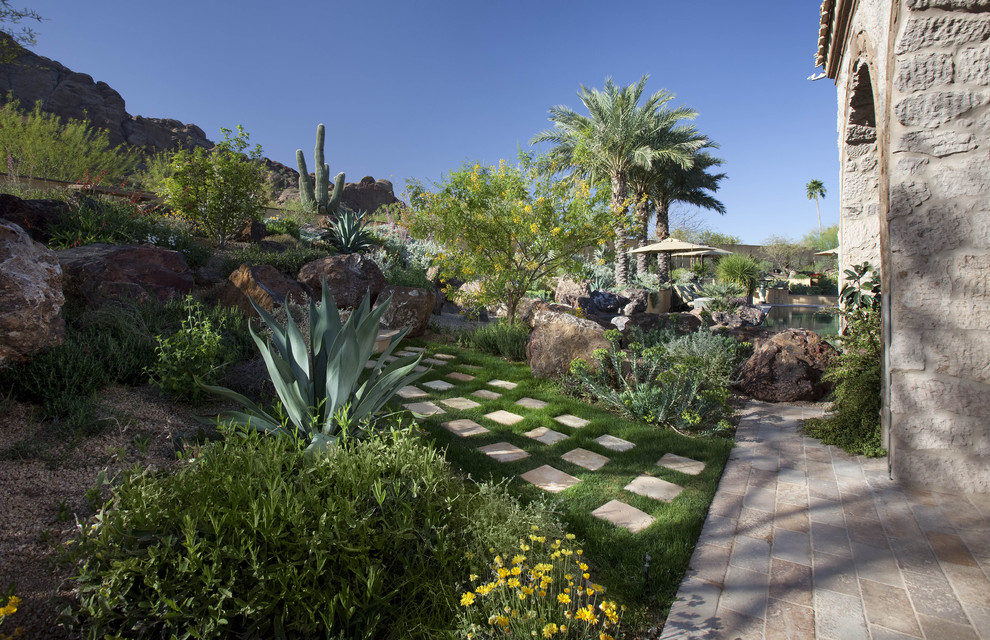 This is an example of a garden in Phoenix.