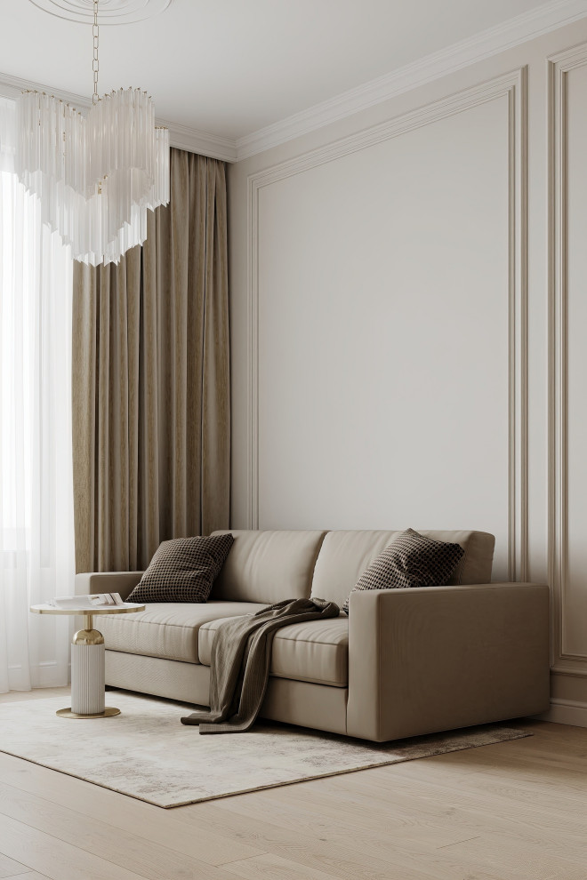 Дизайн и ремонт квартиры в ЖК Сердце Столицы - Поэзия неоклассики