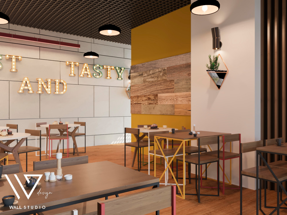 столовая в лофт