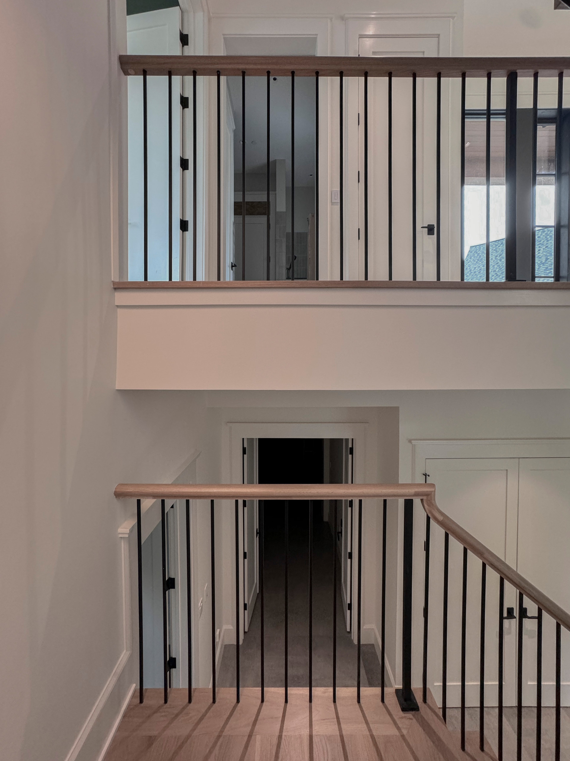 122_Modern Steel & Wood Floating Staircase, Arlington VA 22207