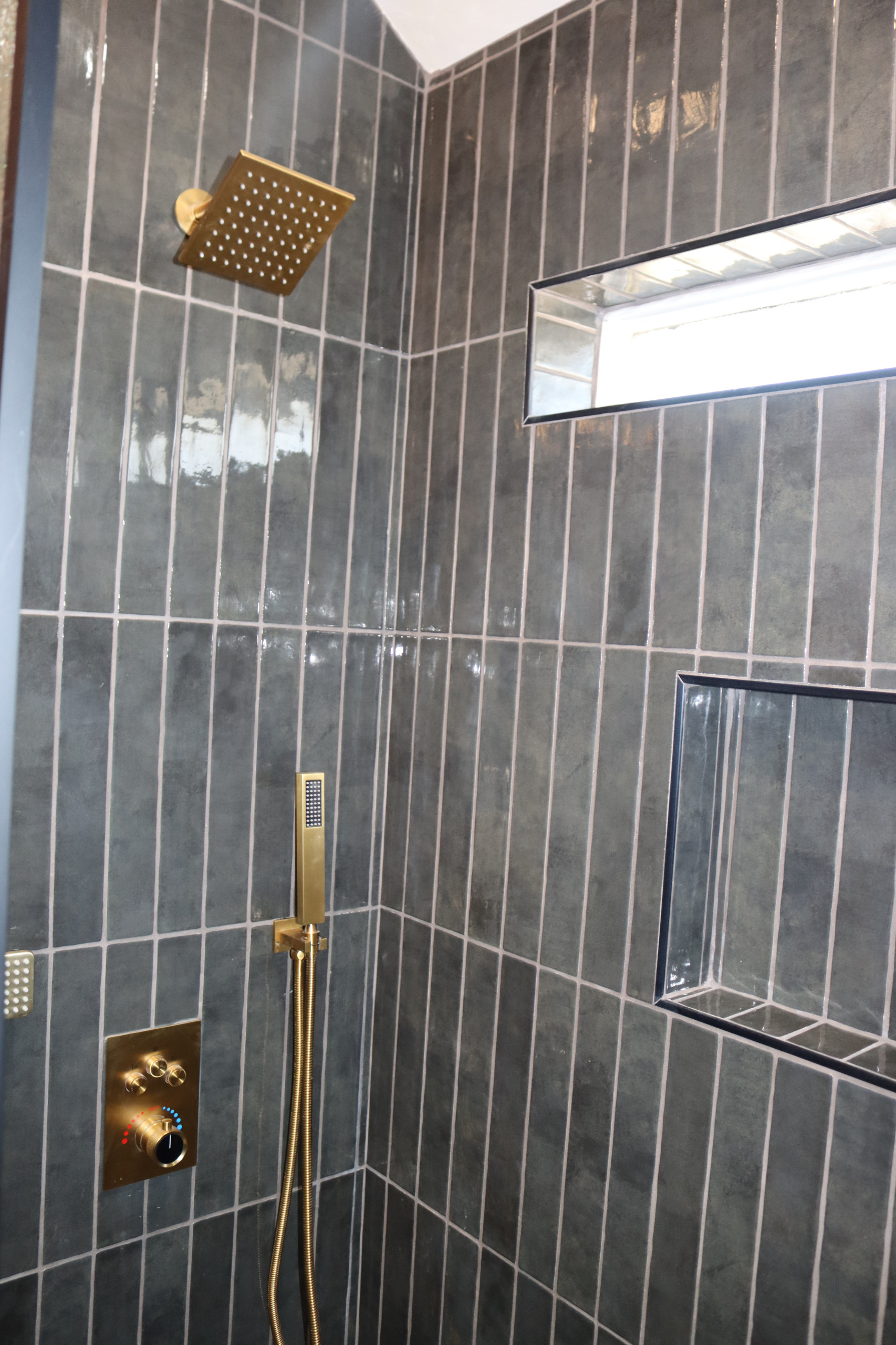 Midnight Mosaic Powder Room