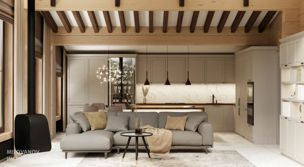 ДОМ ИЗ КЛЕЕНОГО БРУСА