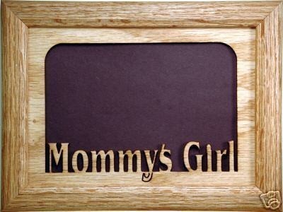 Mommys Girl Picture Frame and Matte, 5"x7"
