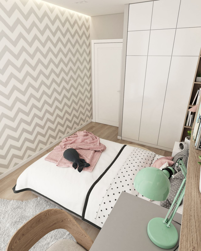 Интерьер квартиры 70 кв.м. для семьи с двумя детьми