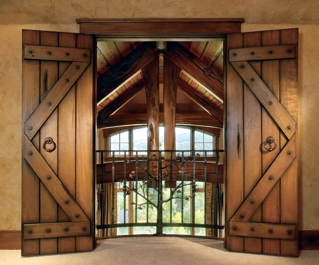 Interior Doors rustic-balcony