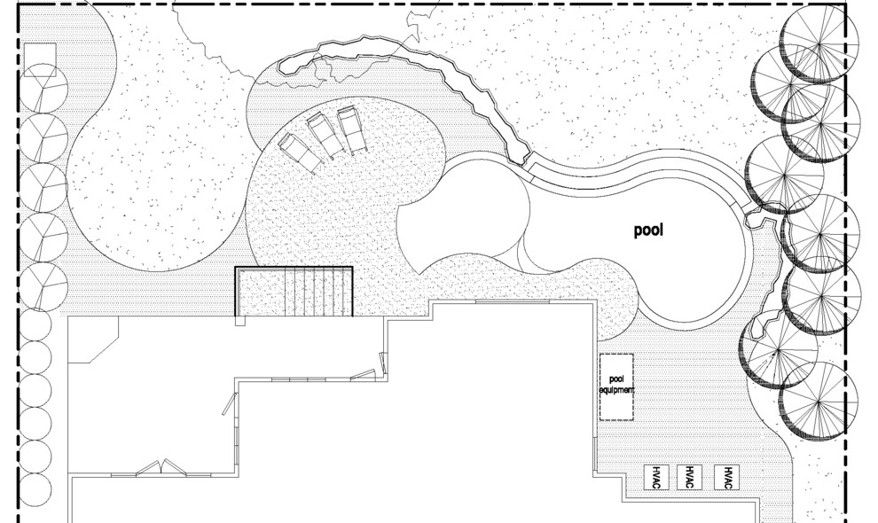 Pool fountain - backyard freeform infinity pool fountain idea