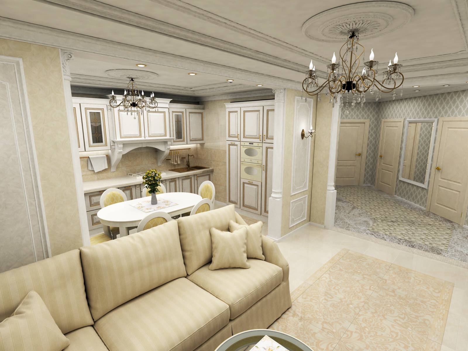 Гостиная в классике