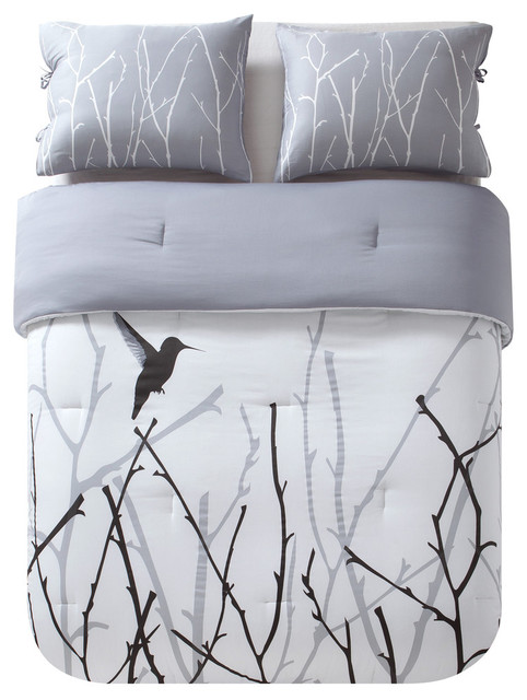 Kensie Vicki Comforter Farmhouse Comforters And Comforter Sets