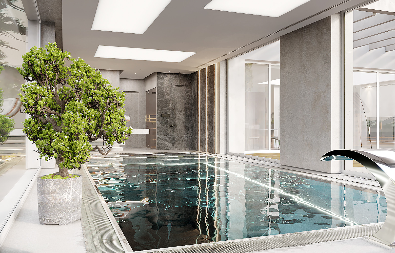 Дом с бассейном