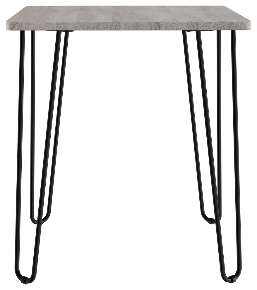 End Table With Hairpin Legs Modern Industrial Style Accent Furniture