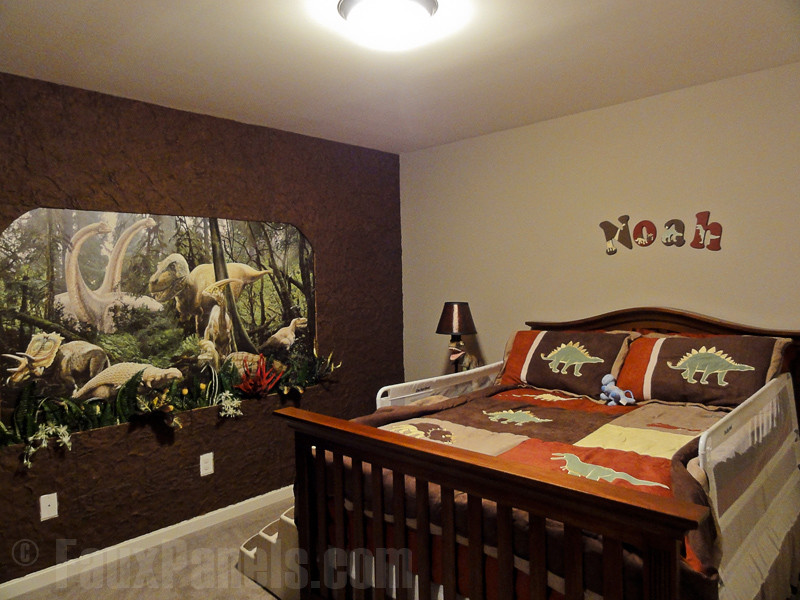 Mid-sized traditional kids' bedroom in Charlotte with white walls and carpet for kids 4-10 years old and boys.