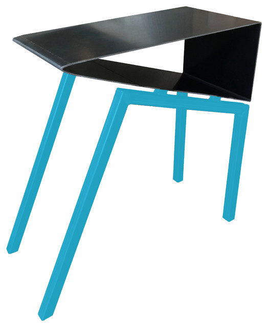 Acme Side Table, Ball Blue