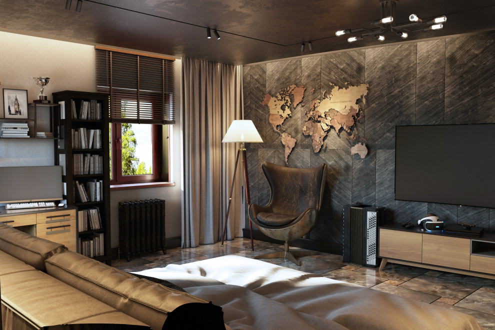 Подростковая комната в стиле лофт