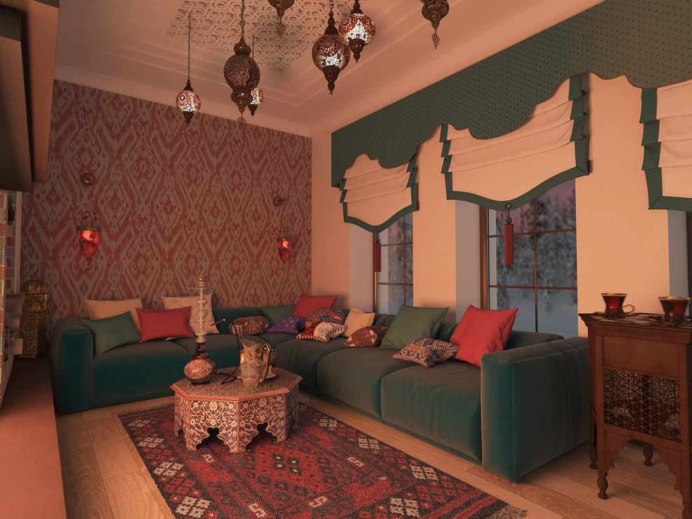 Загородный дом с кальянной. Проект. Визуализация.