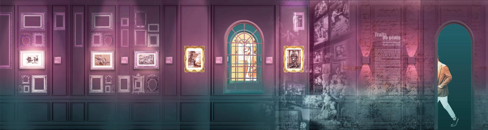 Сценография выставки в Париже