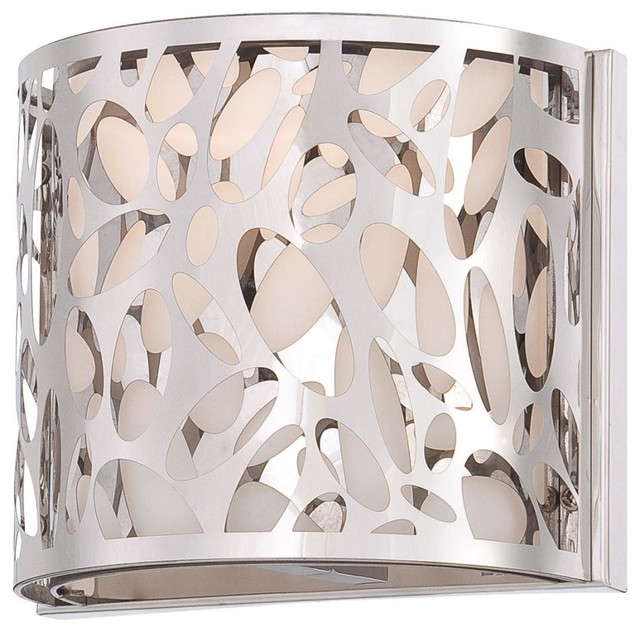 Minka George Kovacs Tube 2 Light Wall Sconce P5040-077 Chrome