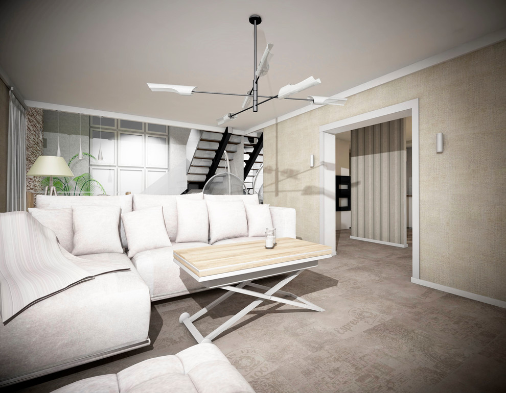 Дизайн-проект 2-х этажного коттеджа 160 кв.м