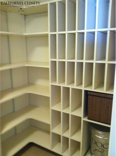 Example of a transitional kitchen pantry design in Austin