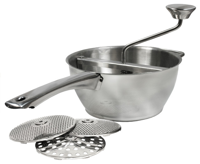 Stainless Steel Food Mill Contemporary Food Mills by Weston Houzz